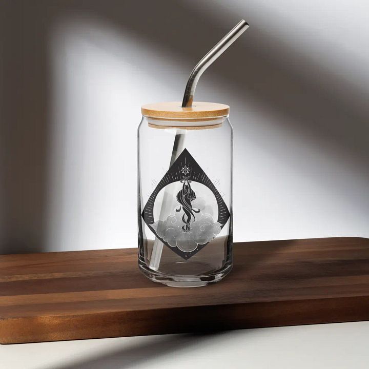 𝖆𝖗𝖎𝖆 geometric glass tumbler product image (1)