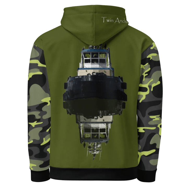 Camouflage & Green Hudson VB Reflection Hoodie product image (1)