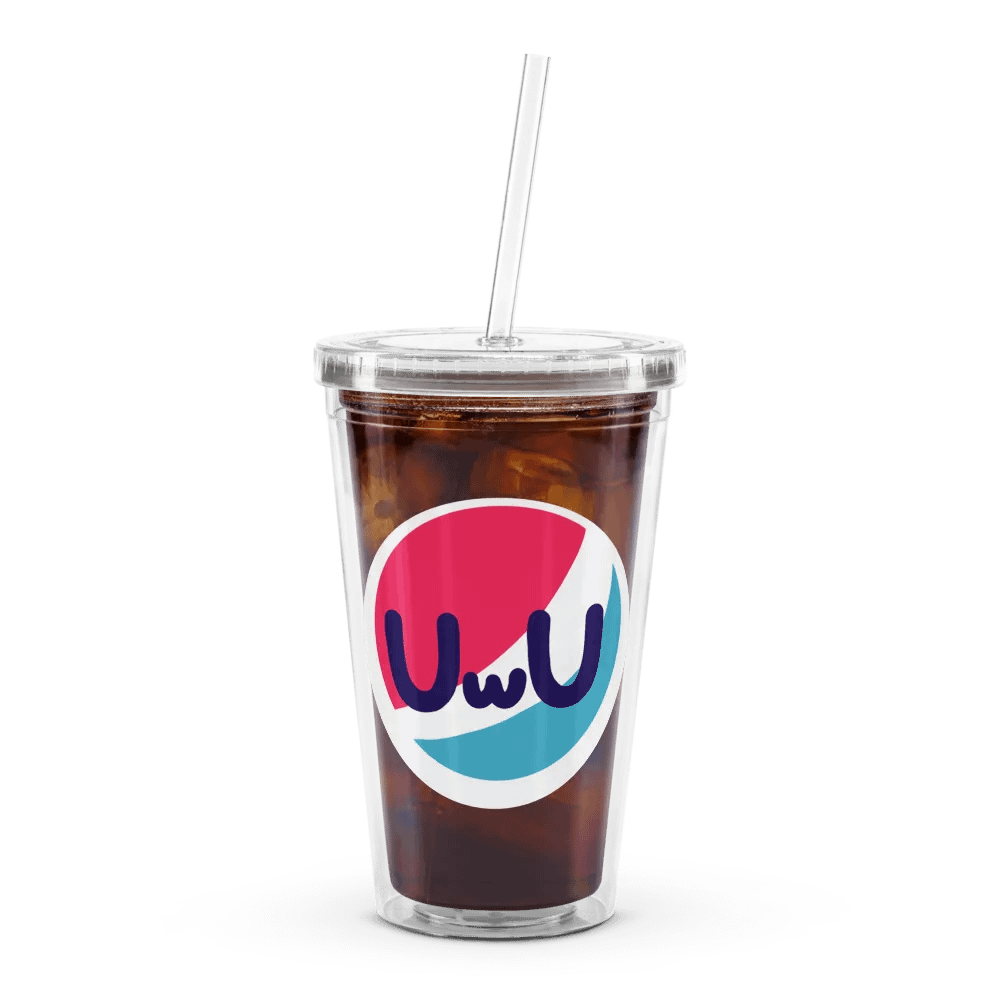 UwU Clear Plastic Cup product image (7)