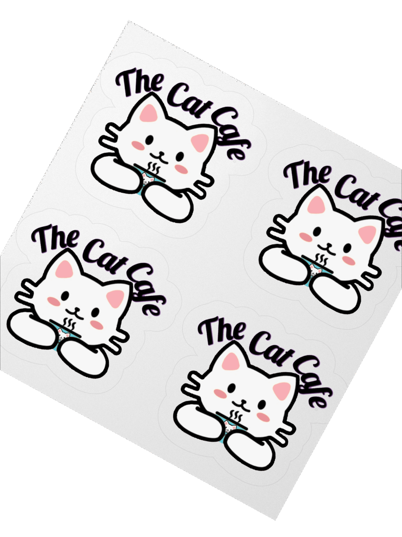 The Cat Cafe - Kiss Cut Stickers product image (2)