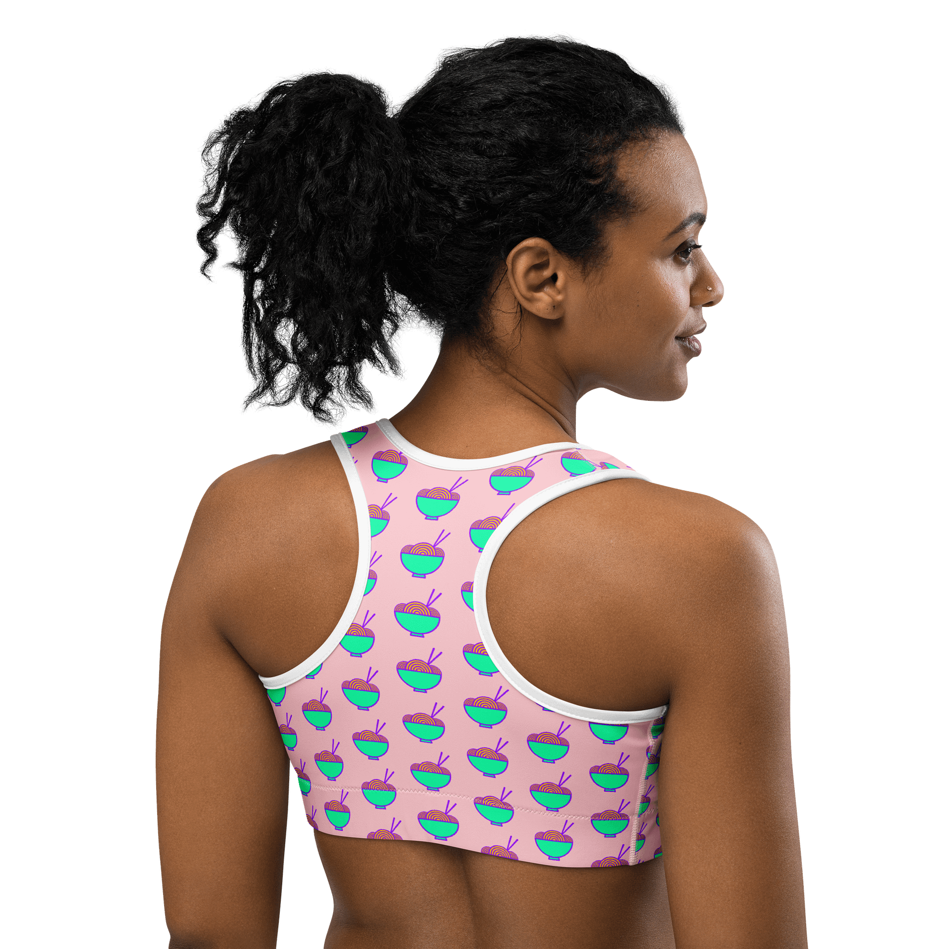 Noodle Crew Sports Bra! (Pink) product image (4)