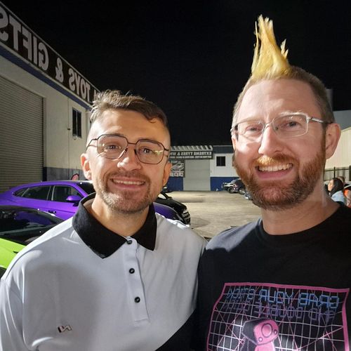 Met @mgcharoudin at a meet and greet Wednesday night, now out watching for commitment at T1 during WTAC. Super nice guy, real...