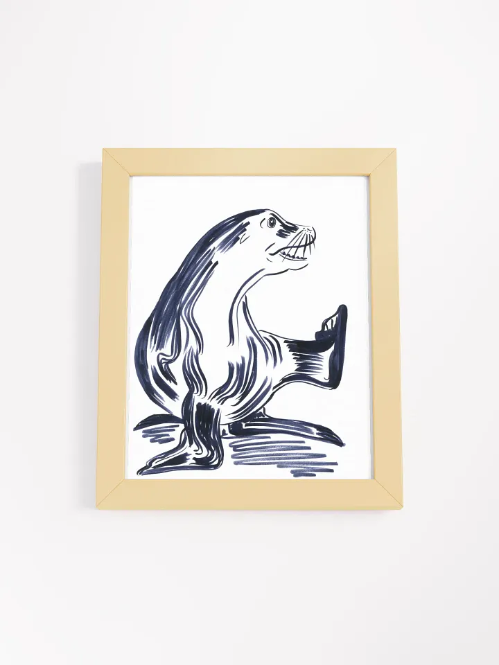 Happy Seal Framed Print product image (6)