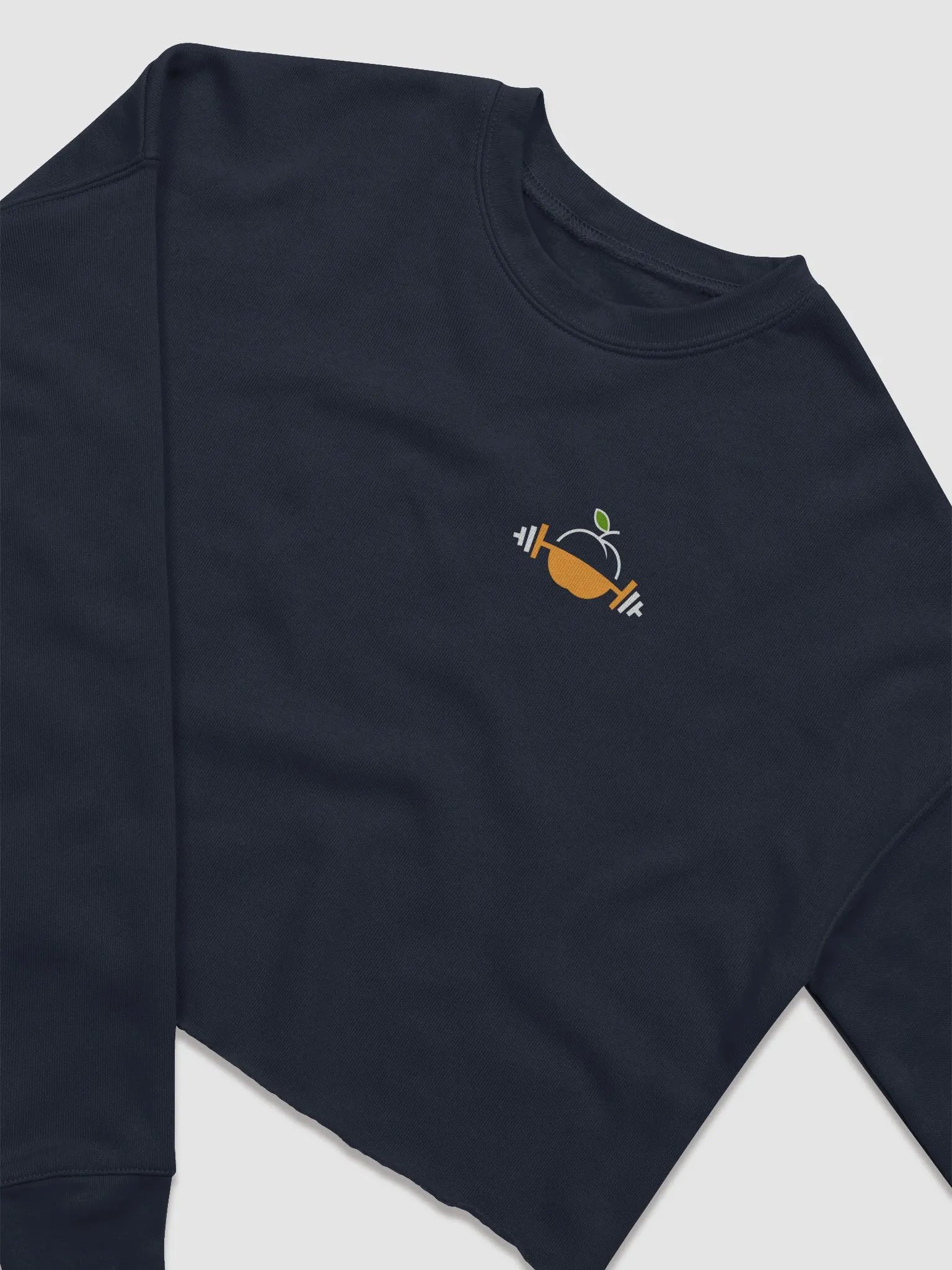 Premium Fleece Crop Sweat (White Logo) product image (3)