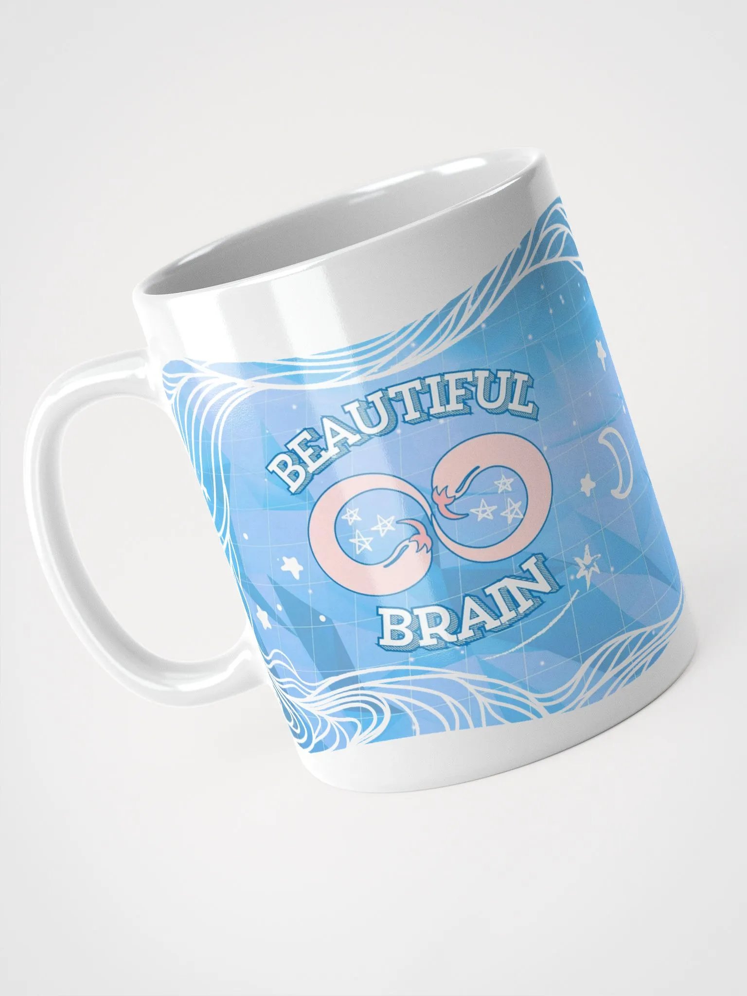 Beautiful Brain -Mug (Blue) product image (3)