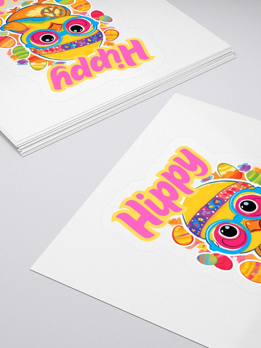 Hippy Chick Easter Sticker product image (10)