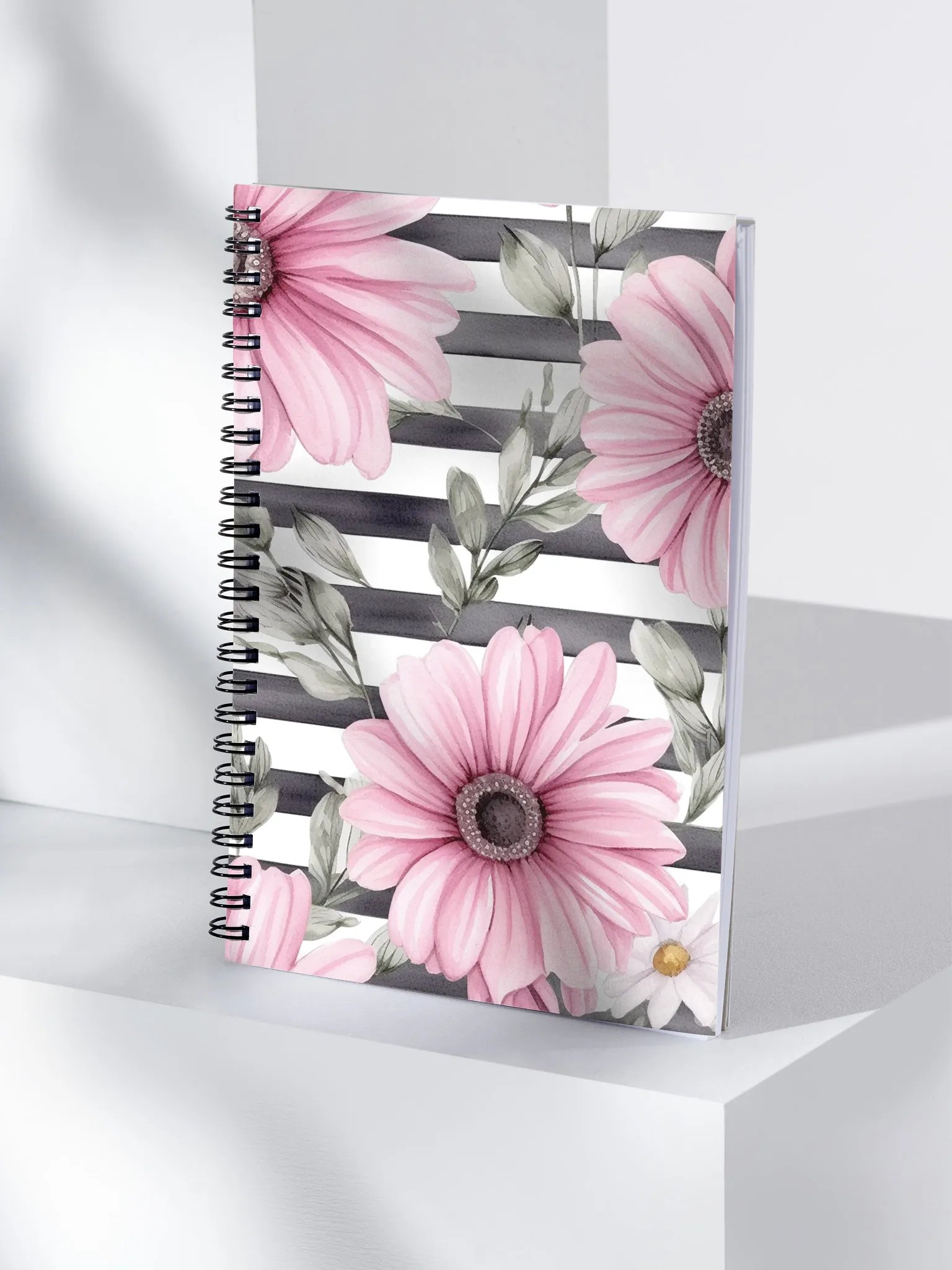 Pink Daisies Poppin': Spiral Notebook product image (4)