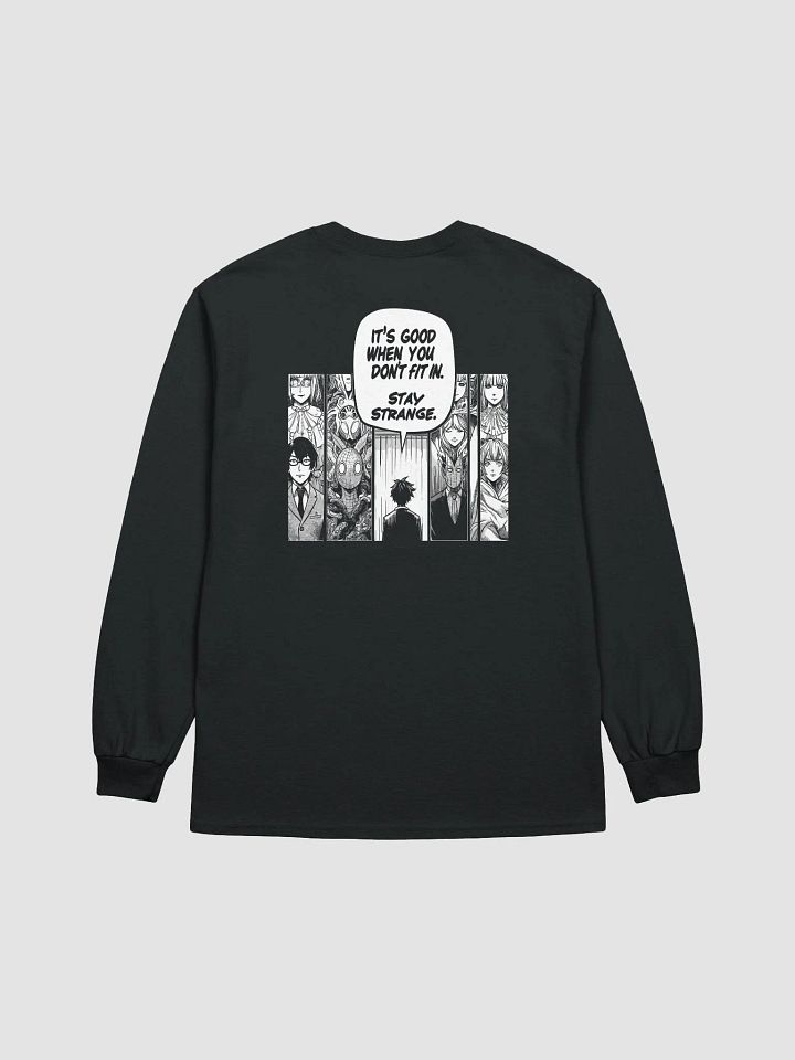 Stay Strange Manga Long Sleeve Tee product image (2)