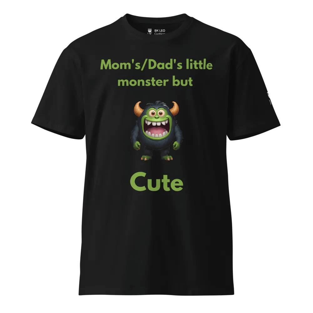 Mom's & Dad's little monster, but cute Regular Fit T-shirt product image (1)