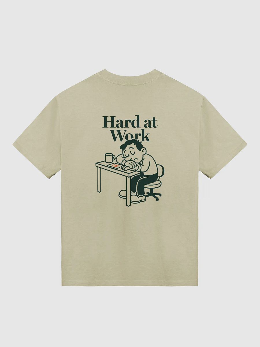 Hard at Work Oversized T-Shirt (Green) product image (2)