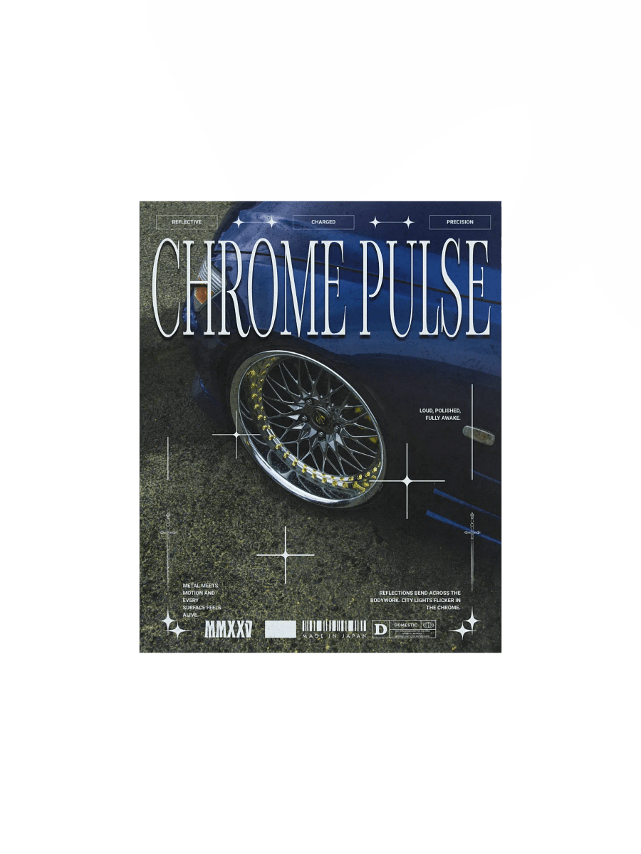 Chrome Pulse Poster product image (1)