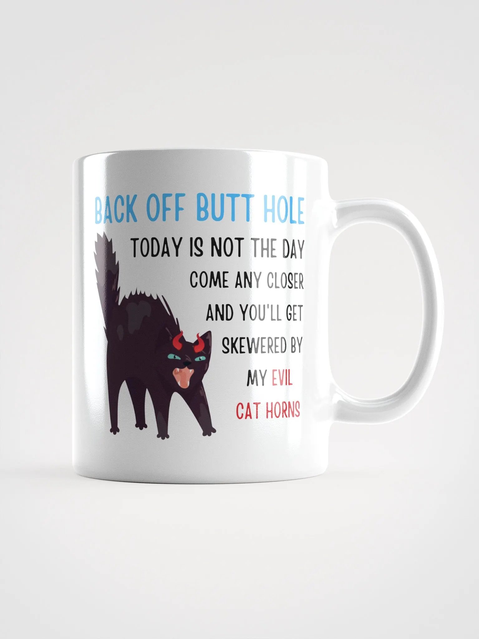 Back Off, Butt Hole Mug – Consider Yourself Warned product image (1)