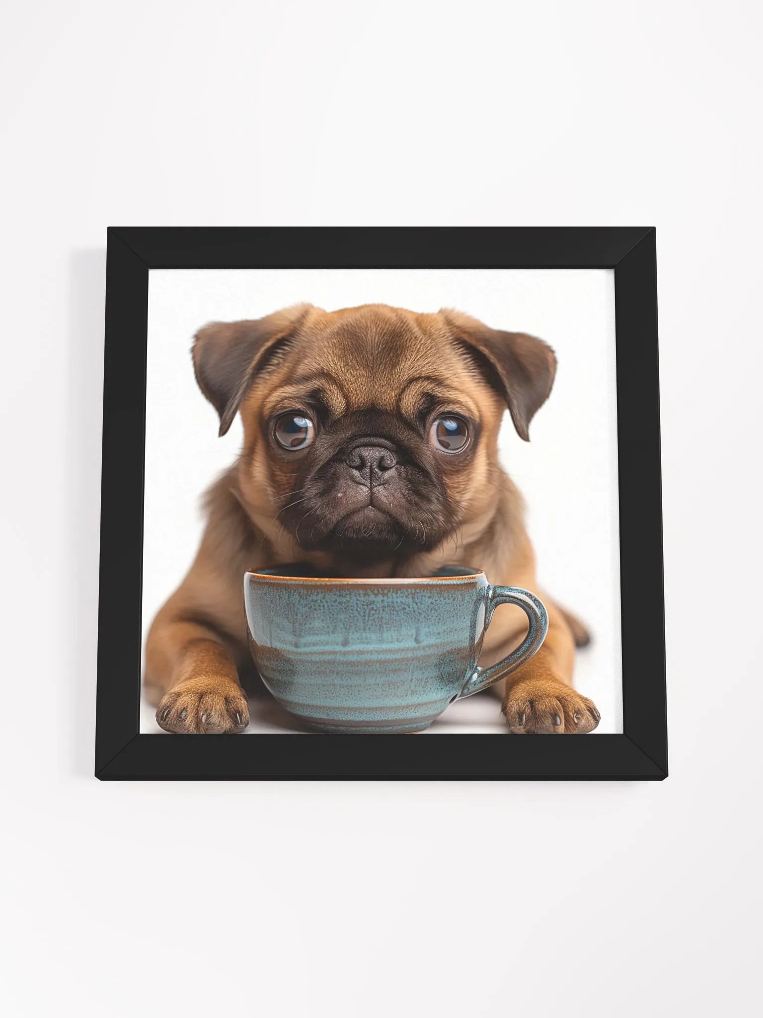Coffee Lover Cute Pug Puppy Art product image (35)