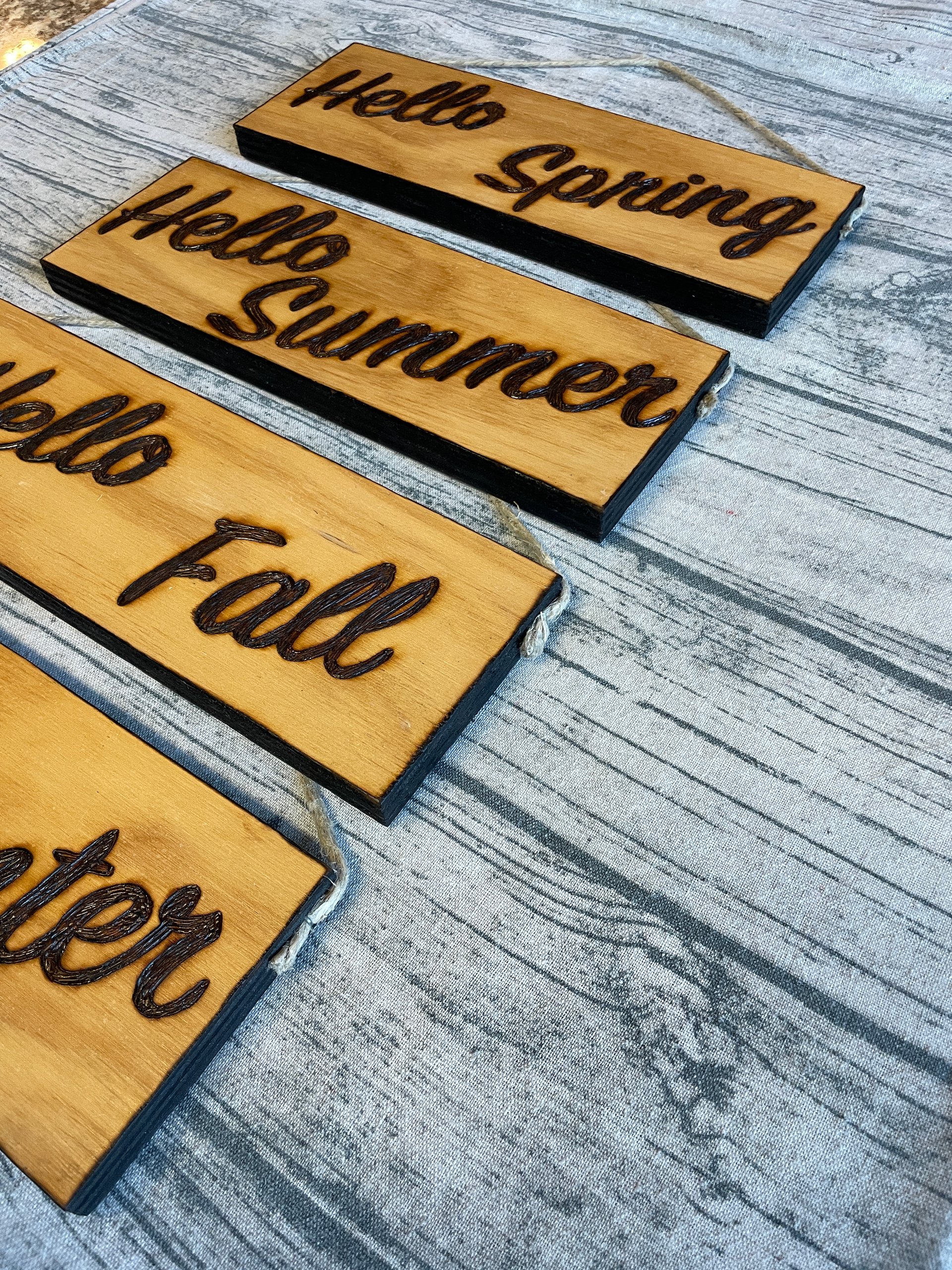 Hello Seasons Sign Set product image (3)