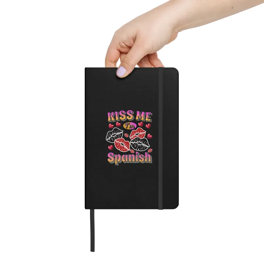 Kiss Me Im Spanish Hardcover Notebook product image (6)