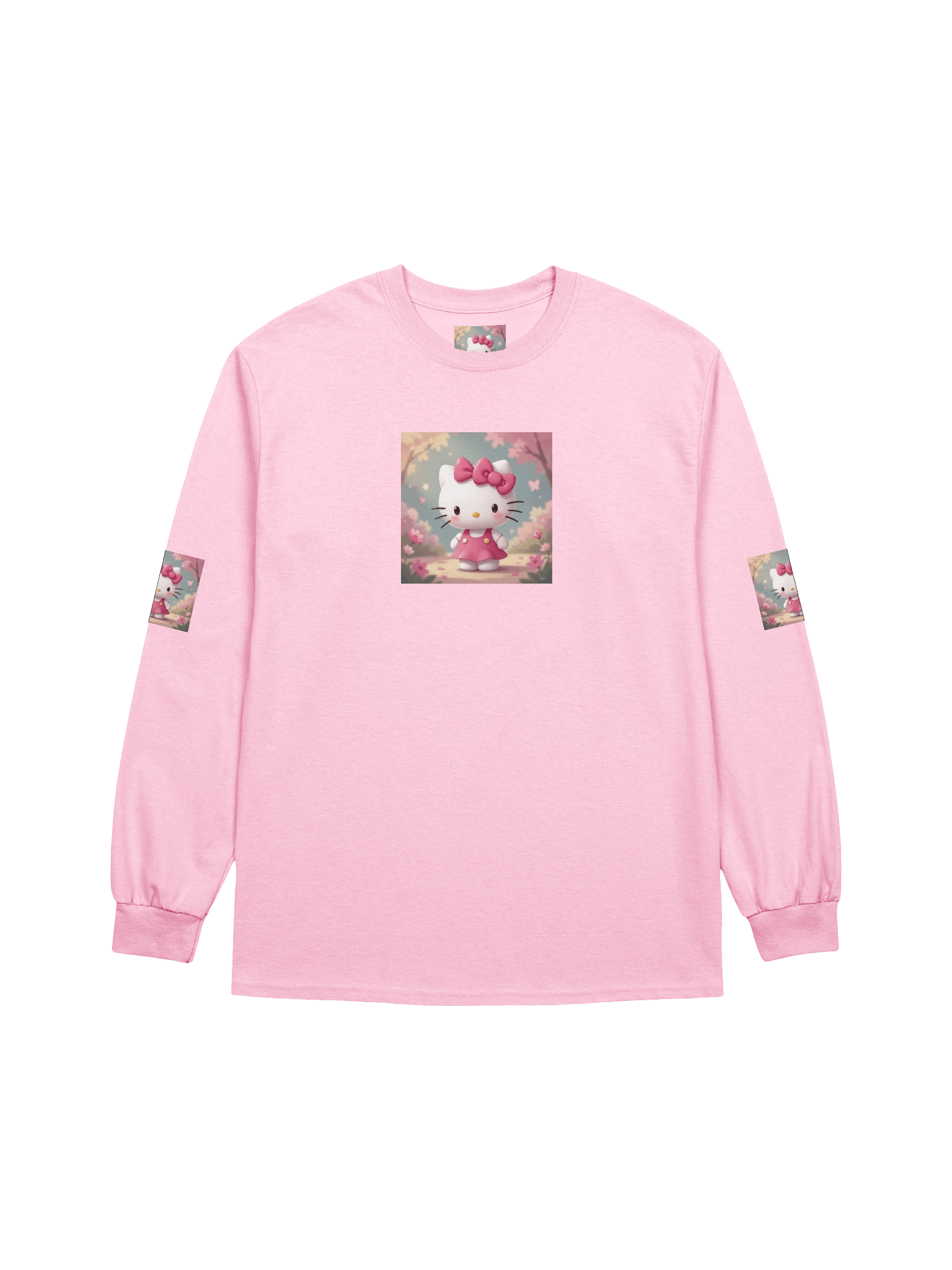 Whimsical Cat Dream Long Sleeve Tee product image (1)