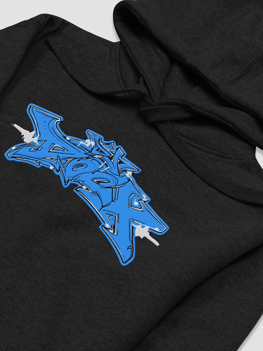 DJDocX Black Hoddie - Light Blue Graff product image (3)