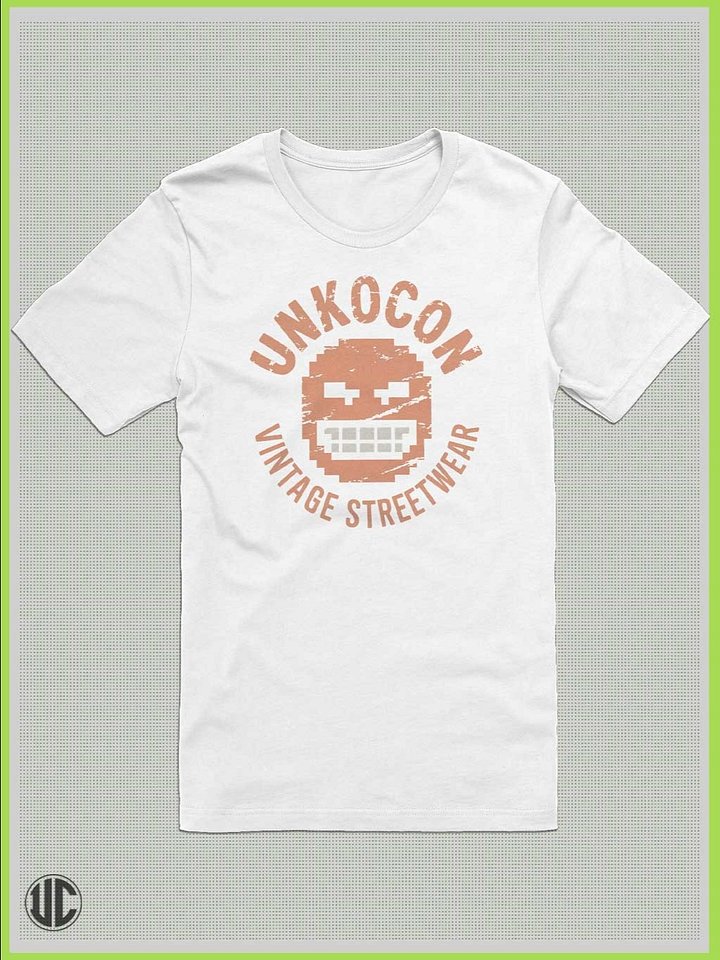 Vintage T-Shirt | UnkoCon Pixel Face | Retro Grunge Streetwear product image (17)