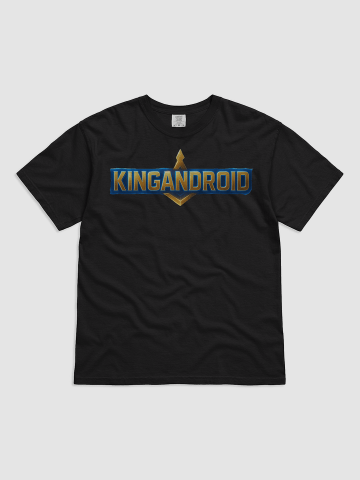 Blue and gold KingAndroid T-Shirt product image (1)