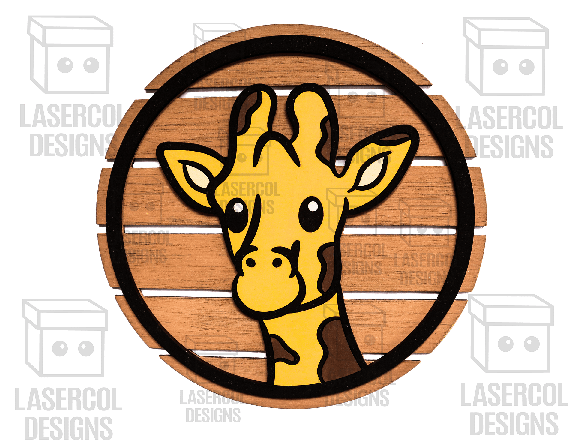 Animals DIY Paint Kit Puzzle Set 2 - Laser Cut Files product image (10)