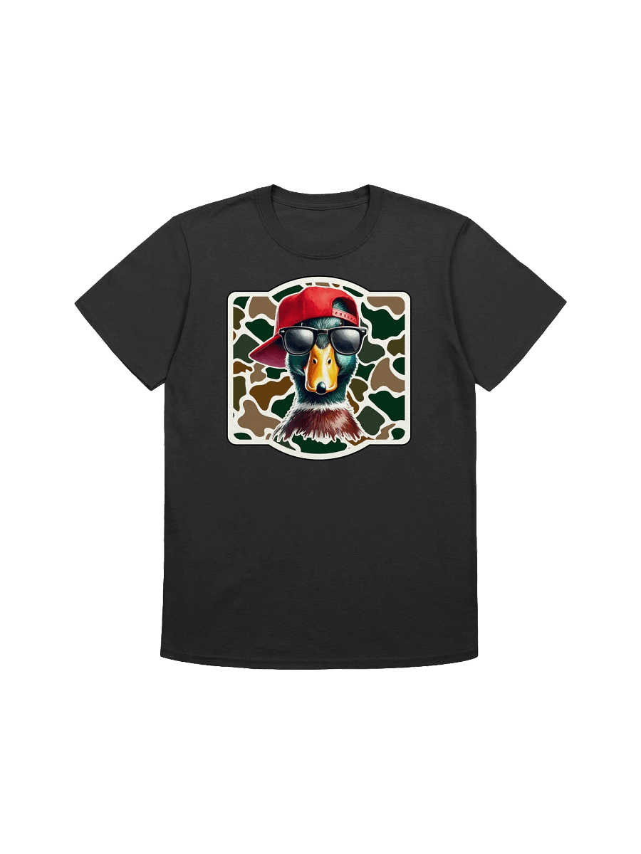 Hunting - Funny Duck - "Cool Duck" Sunglasses and Hat Graphic T-Shirt product image (3)