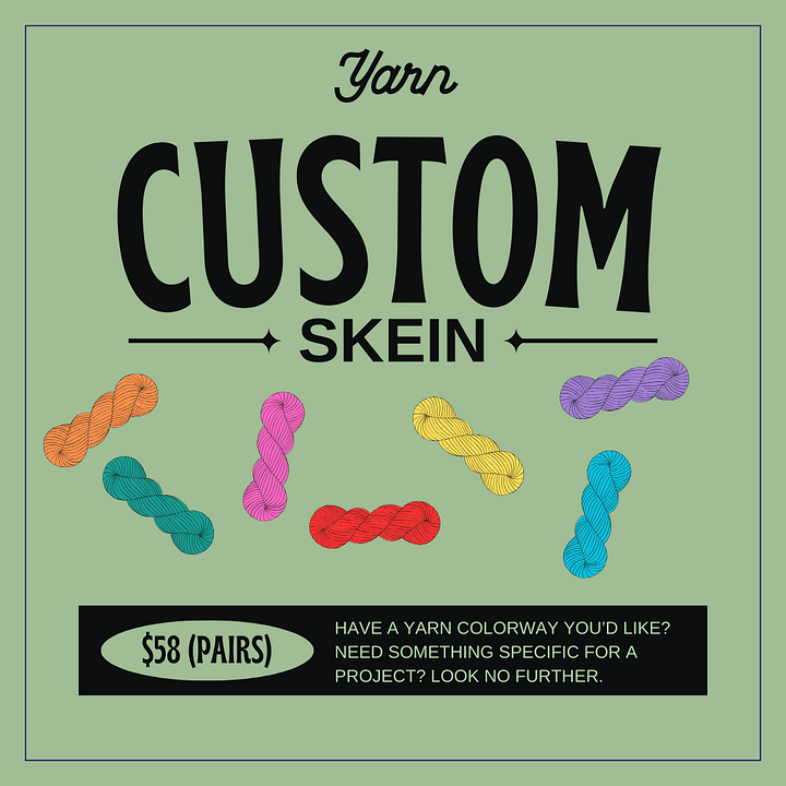 Custom Yarn Skeins (Pair) product image (1)