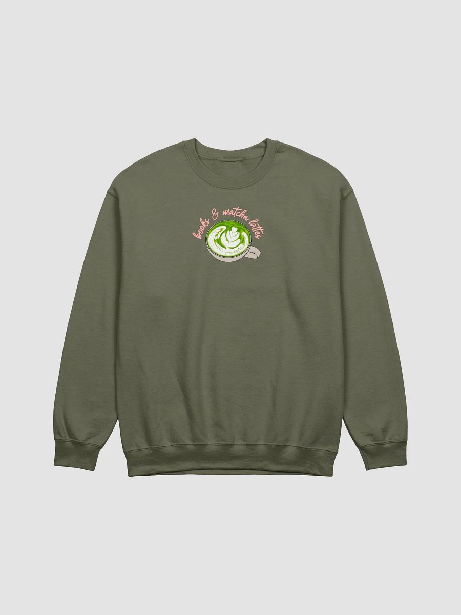 Books and Matcha Lattes Crewneck Sweatshirt product image (6)