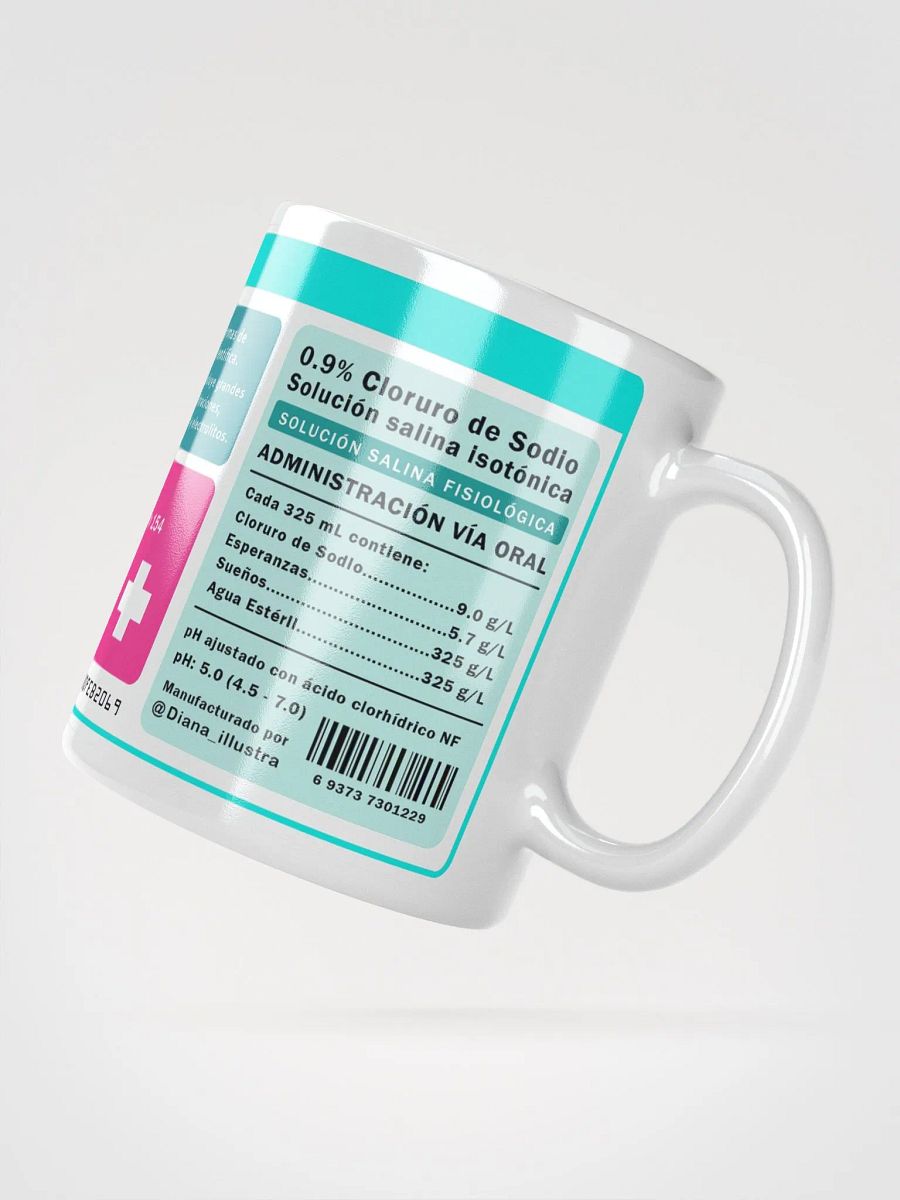 "Lágrimas de investigadora científica" (SPANISH) Ceramic mug product image (6)