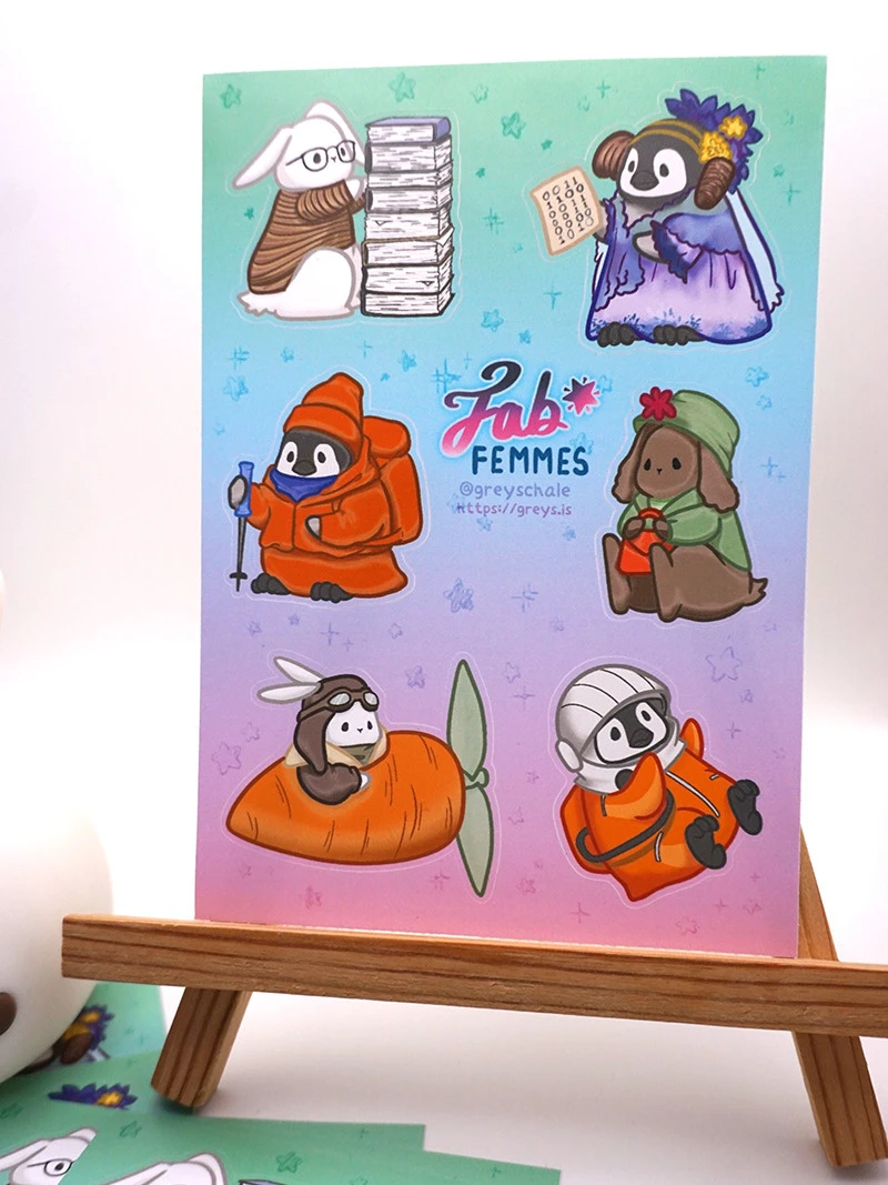 Fab Femmes Sticker Sheet product image (2)