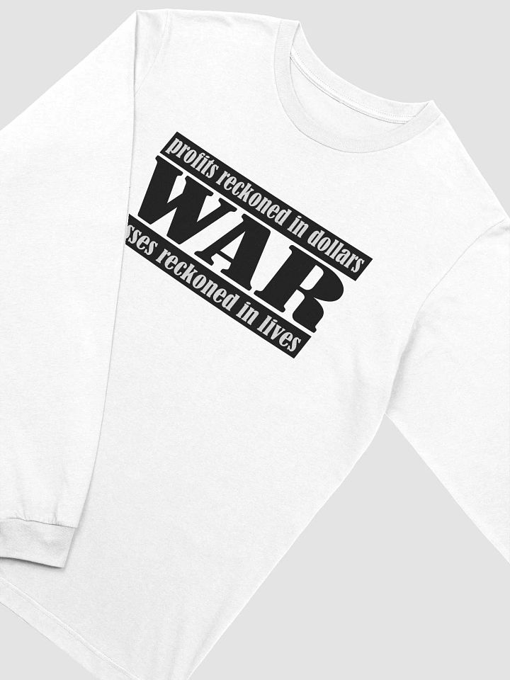 The Cost Of War - Bella+Canvas Supersoft Long Sleeve T-Shirt product image (2)