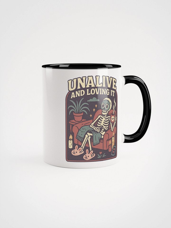 Unalive And Loving It Accent Mug product image (1)