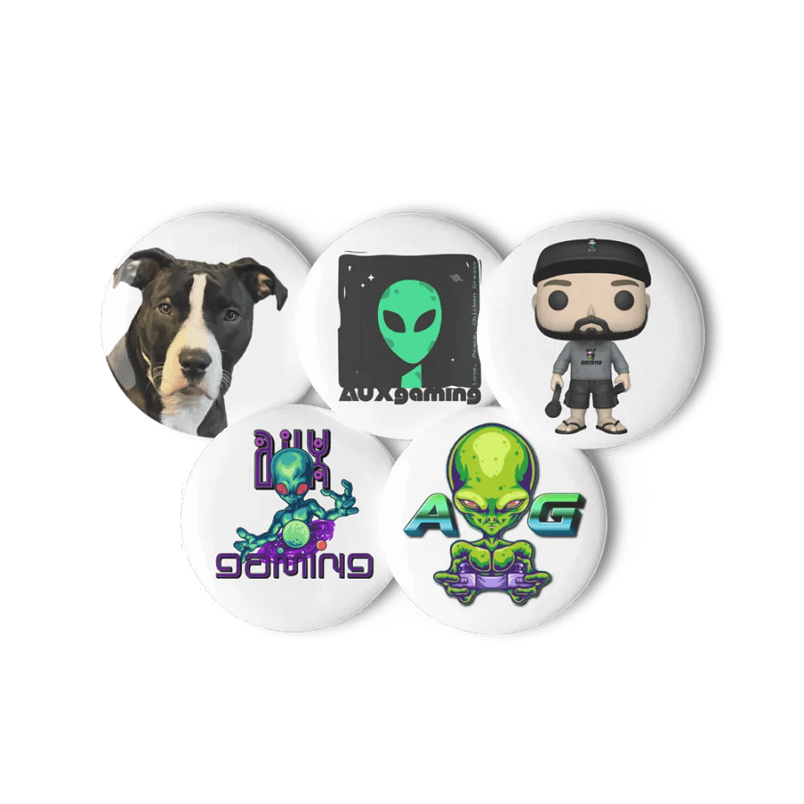 AUXgaming Alien Gamer Button Set product image (6)
