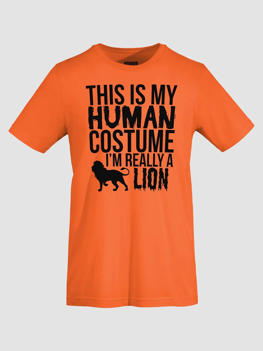 This Is My Human Costume I'm Really A Lion Funny Halloween T-Shirt product image (14)