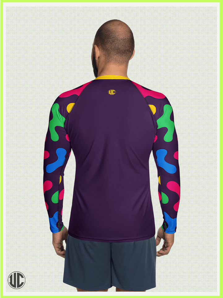 Nova’s Acid Pop – Men’s Rash Guard product image (2)