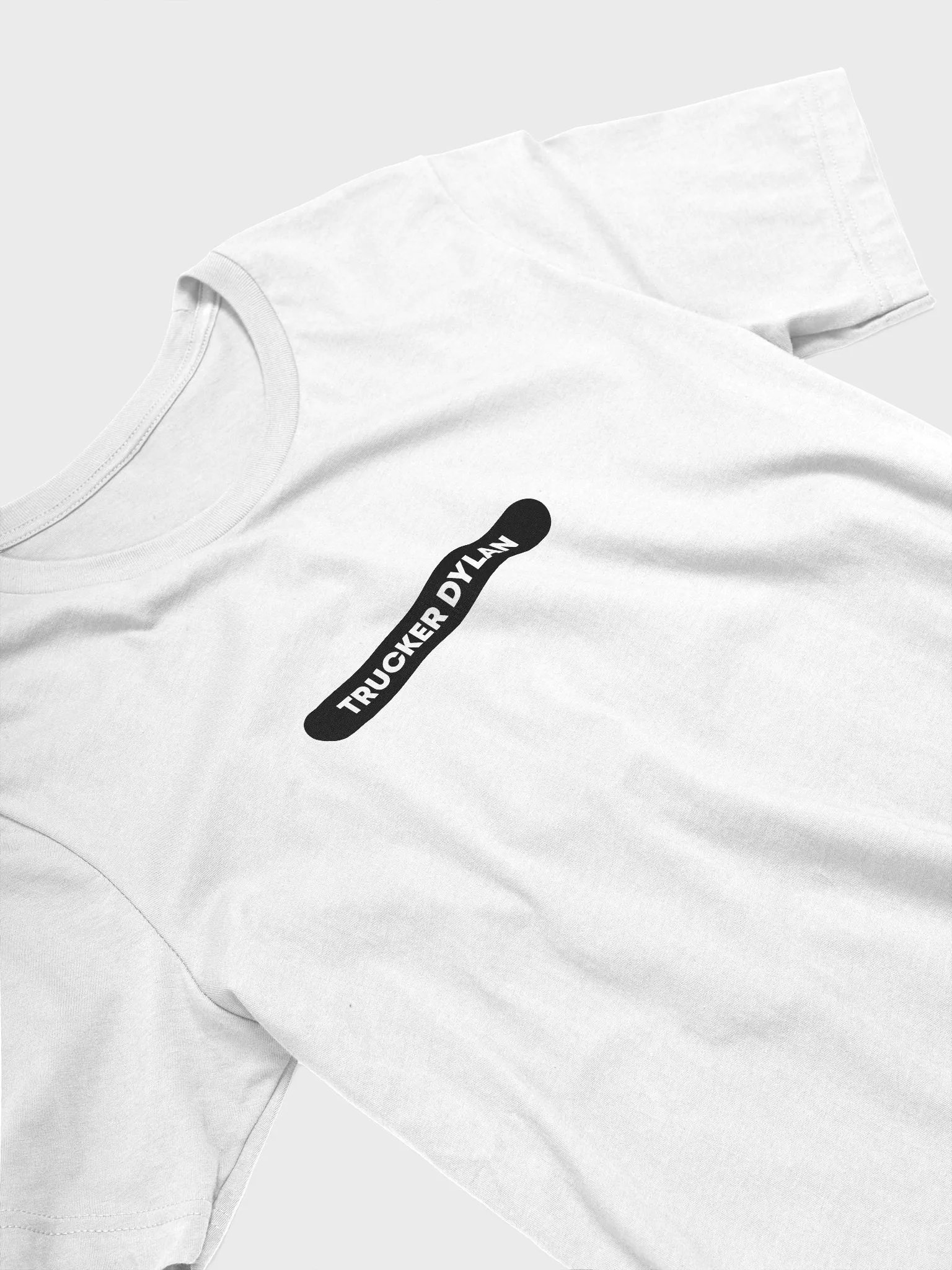 Trucker Dylan Cut Out Black Logo T-Shirt - Light product image (3)
