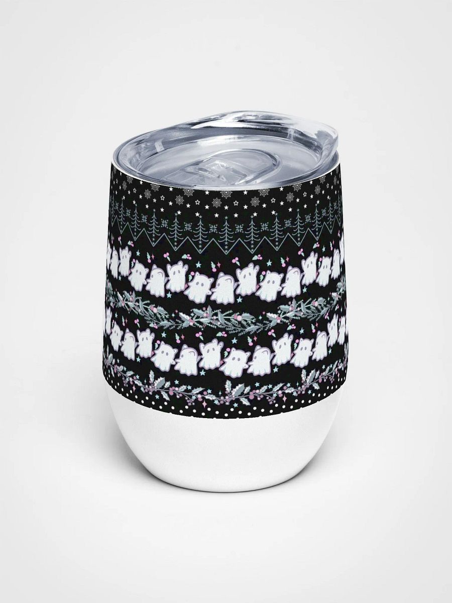 Whimsical Holiday Cheer Wine Tumbler (12oz) product image (1)