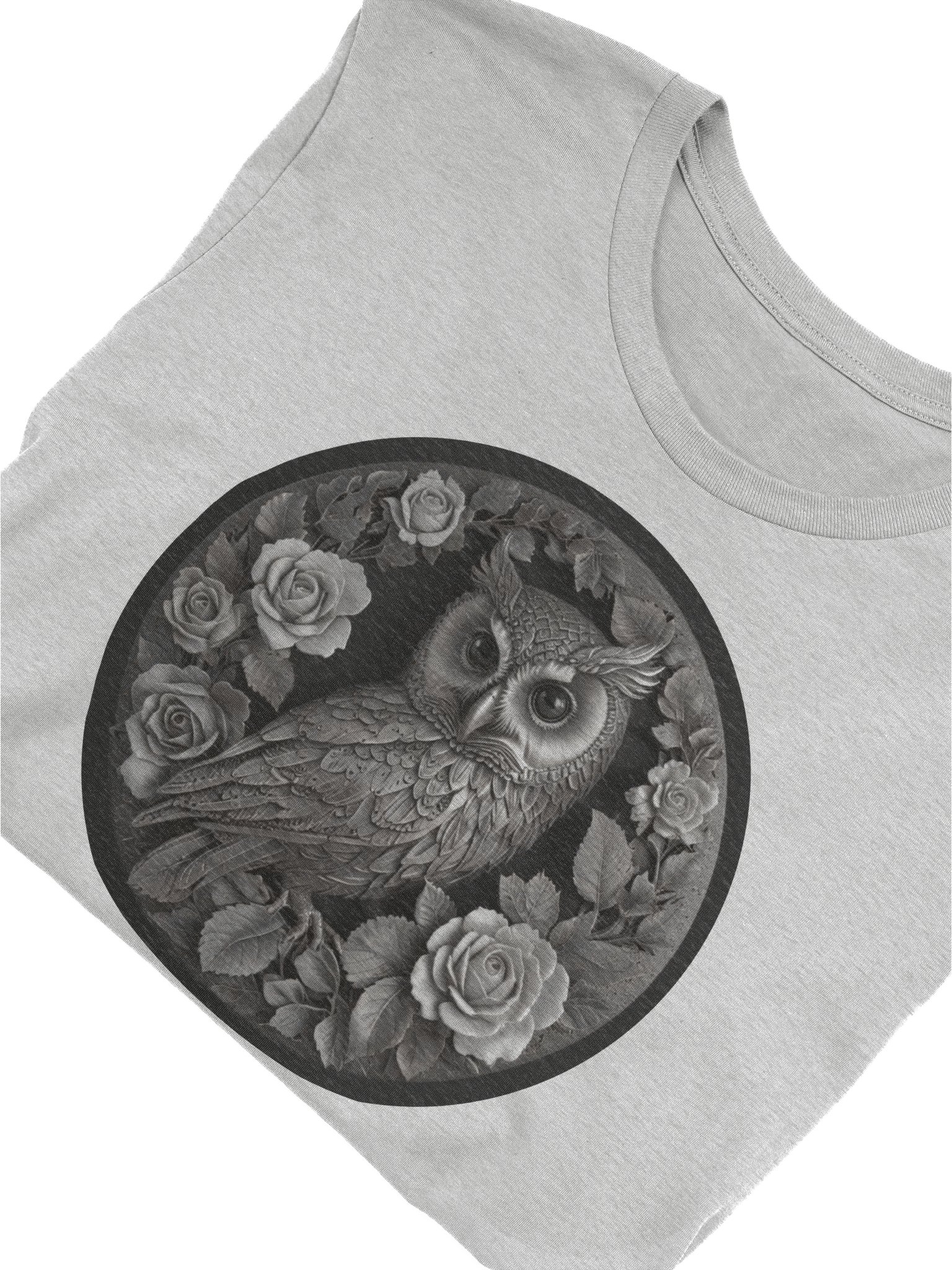 Owl and Roses Symmetry T-Shirt product image (32)