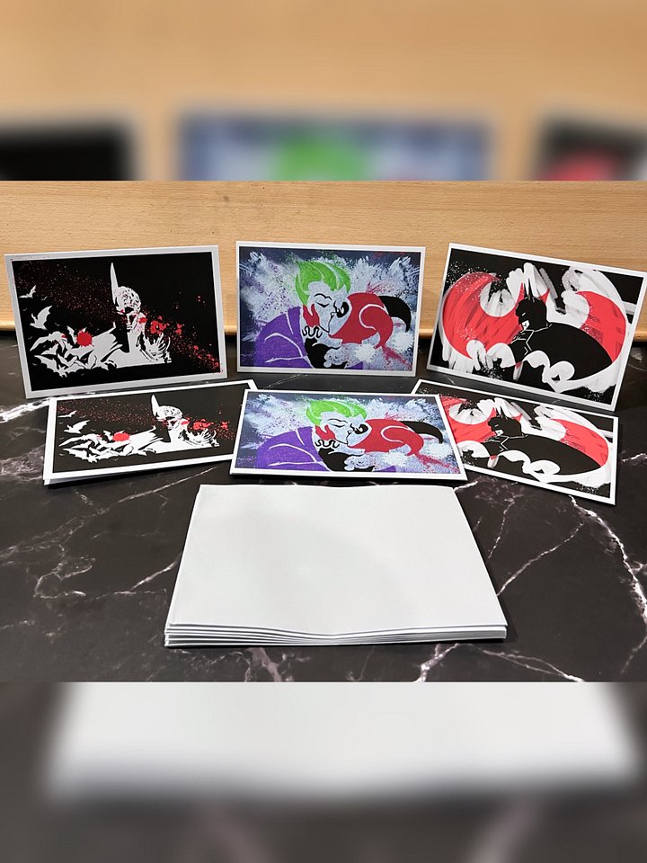 Batty Man Inspired Greeting Cards product image (2)