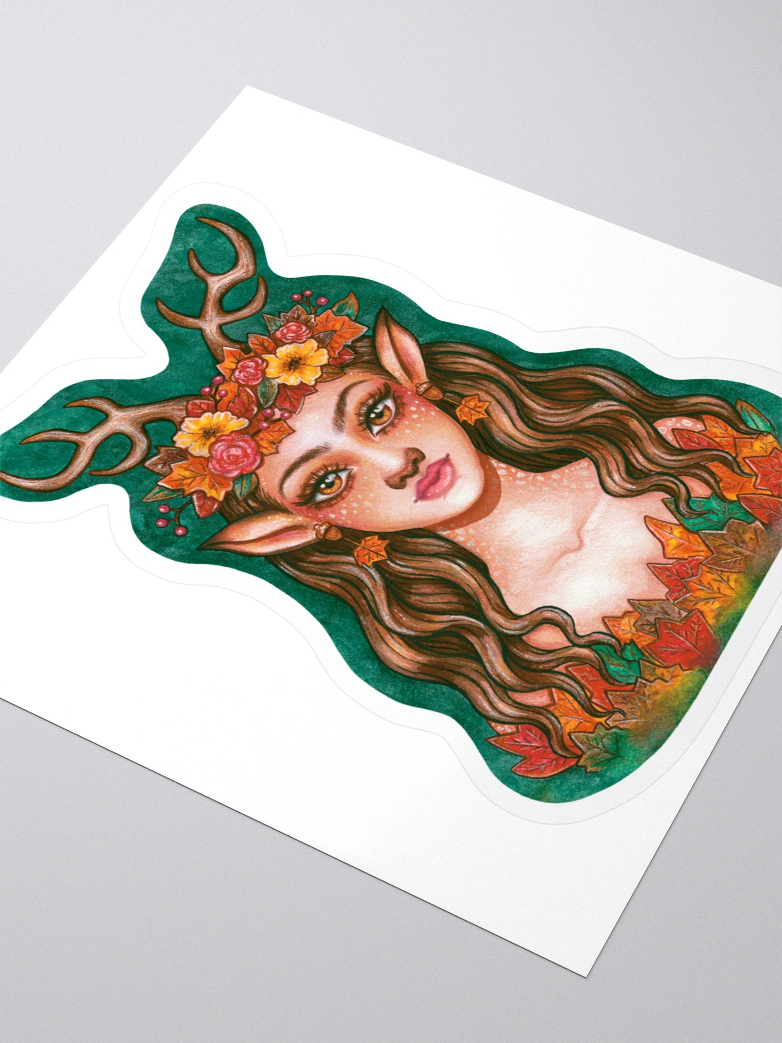 Fall Faun - Kiss Cut Sticker product image (2)