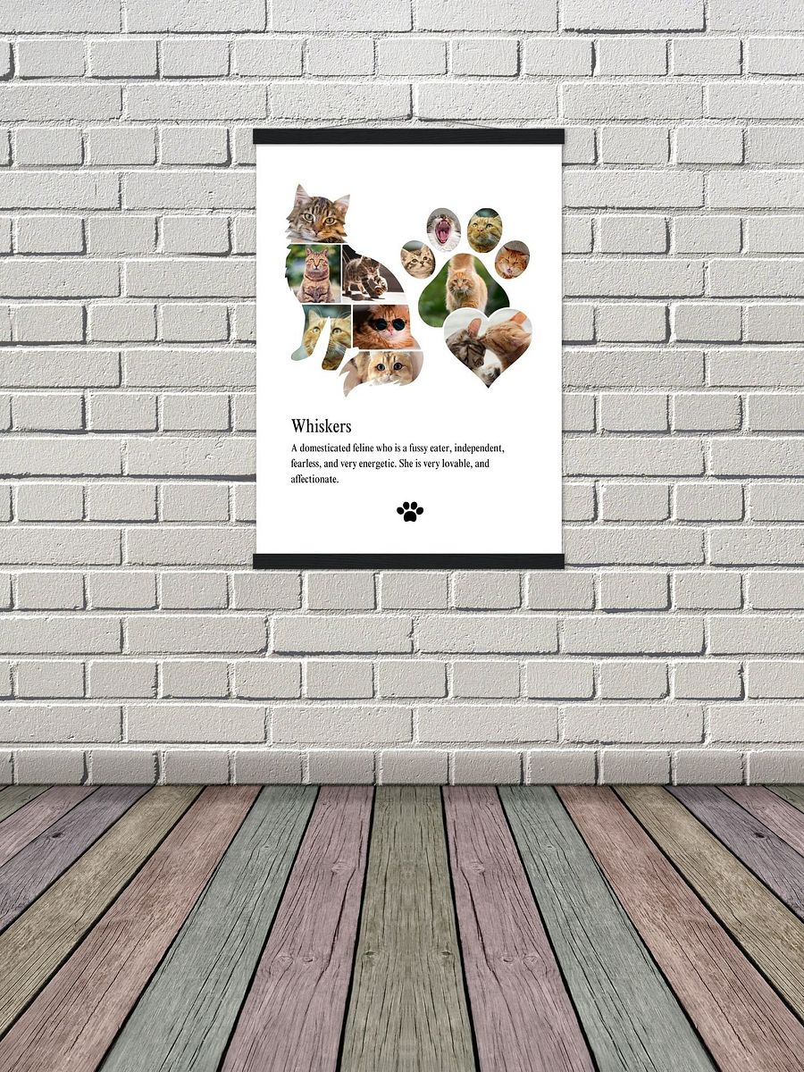 Cat Memorial Photo Collage Canva Template product image (6)