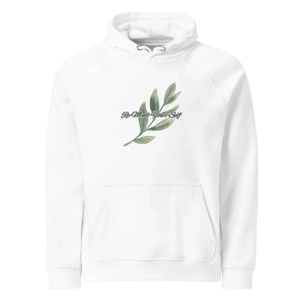 Re-Mind-Your-Self Leafy Branch Eco Logo Hoodie product image (1)