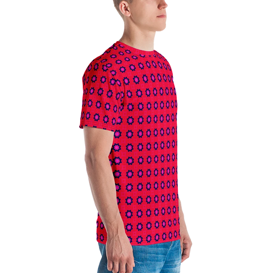 Abstract Red Men's Crewneck T Shirt product image (5)