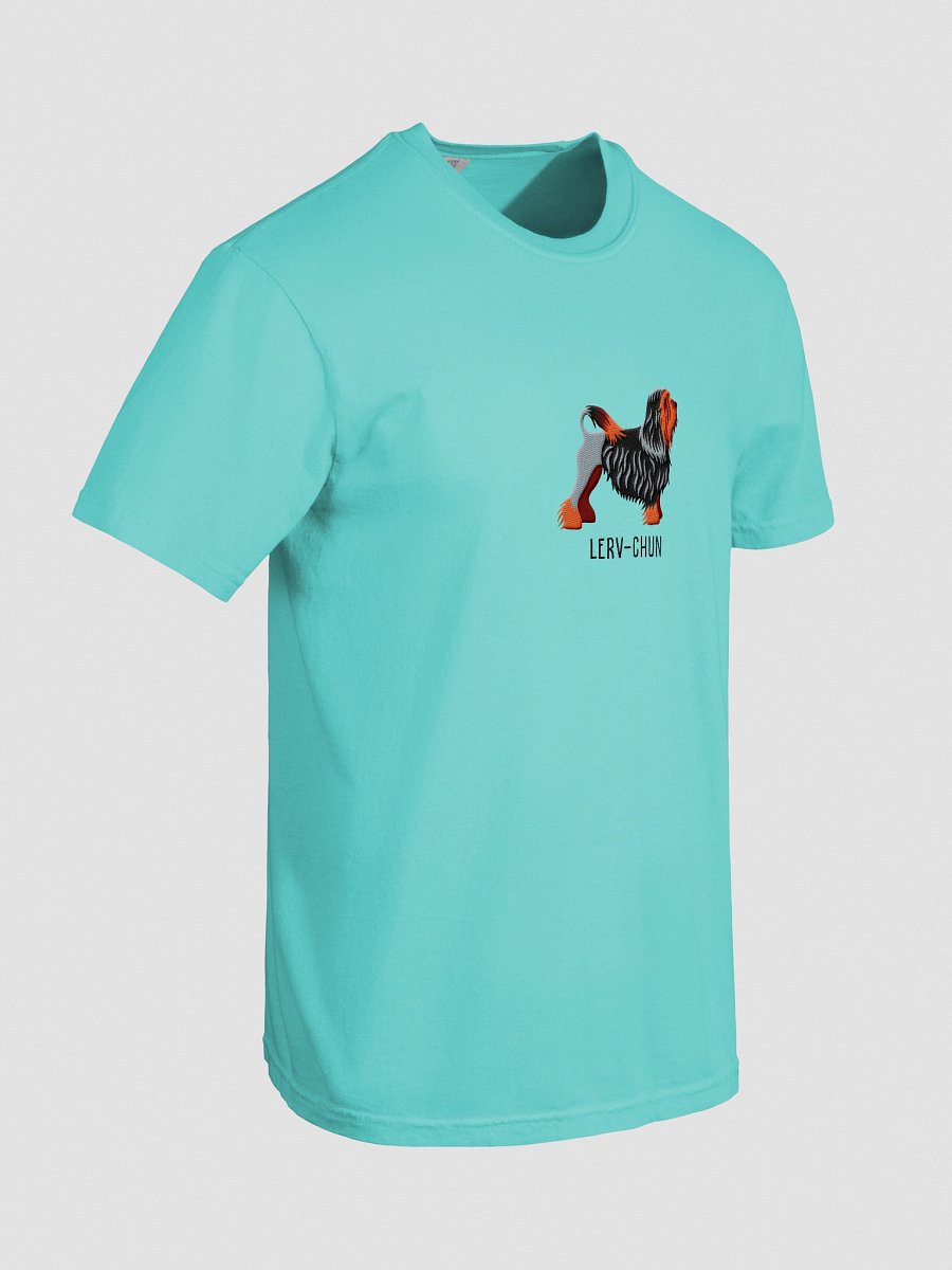 Lerv-Chun T-Shirt(Embroidered) of a Lowchen(Black & Tan) product image (38)