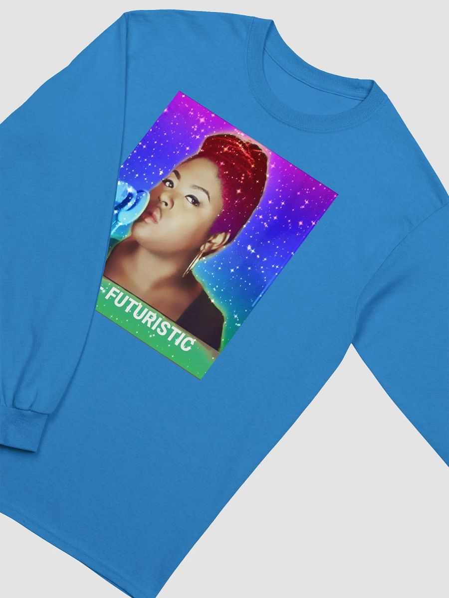 Afro-Futuristic long sleeve blue product image (3)