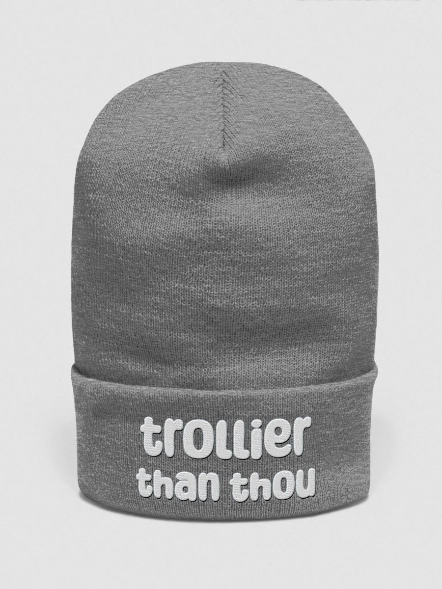 Trollier Than Thou Beanie - pastel colours product image (1)