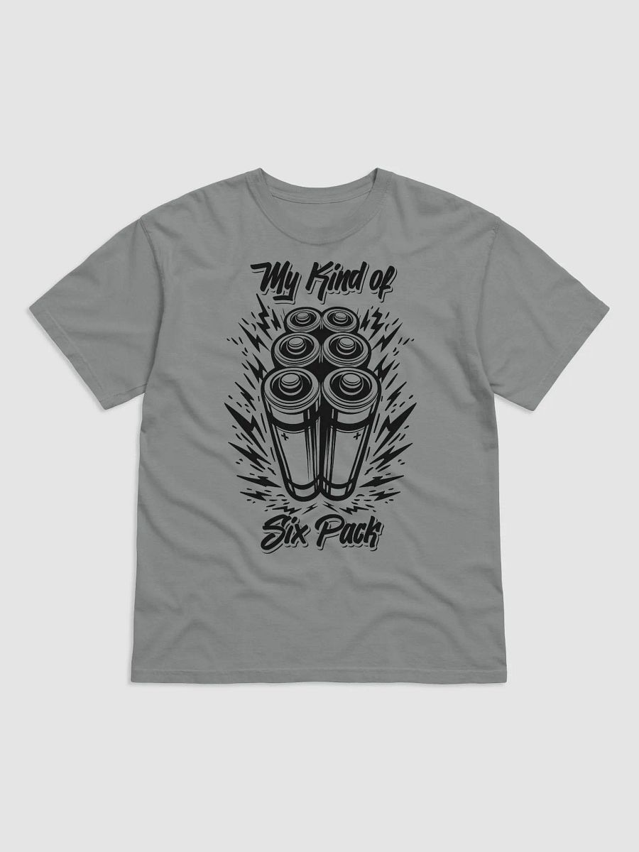 My Kind of Six Pack black heavyweight t-shirt product image (1)