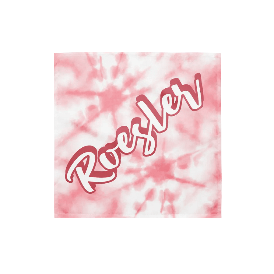 Roesler Script All-Over Bandana product image (1)