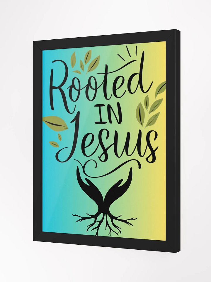 Rooted In Jesus Inspirational Wall Art product image (2)