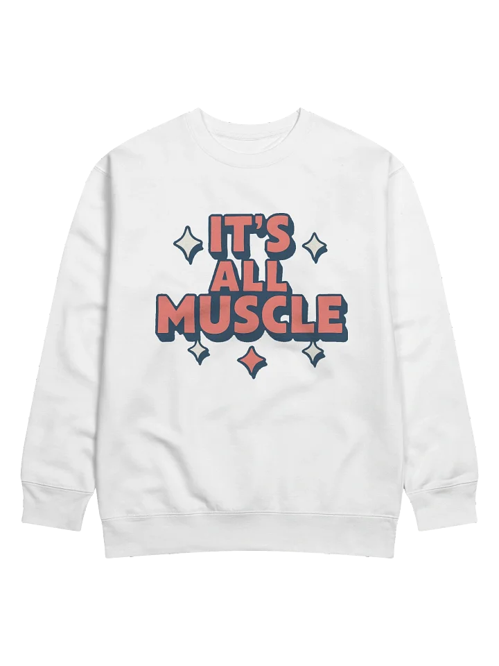 ITS ALL MUSCLE – Retro Typography Design product image (1)
