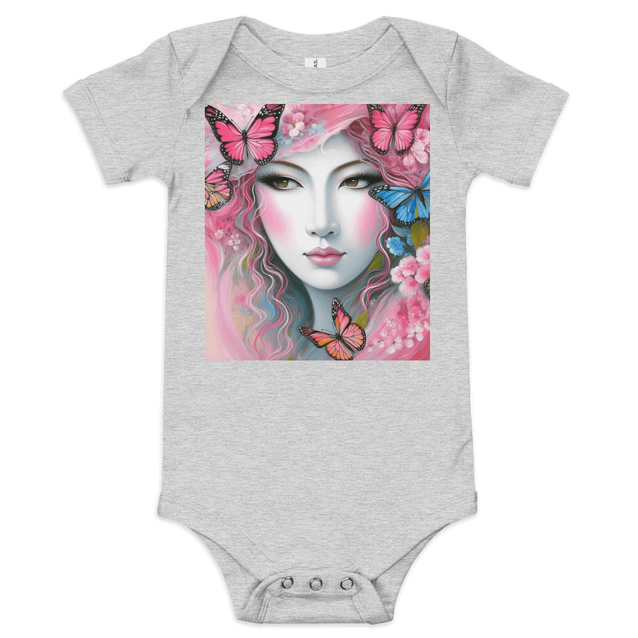 Woman With Pink Butterflies Baby Set product image (4)